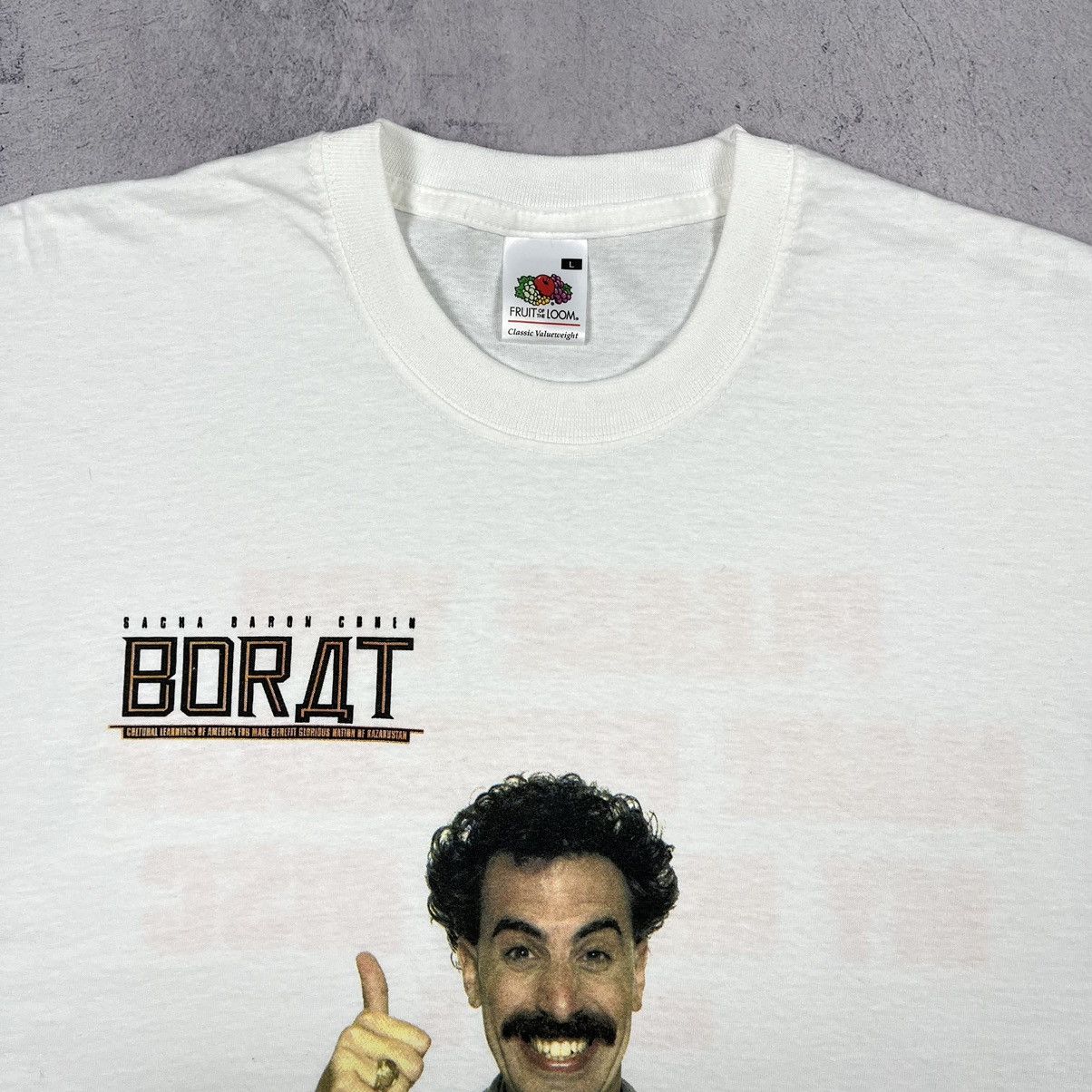 Vintage Vintage Borat Sacha Baron Cohen humor promo movie tee 2007 Size US L / EU 52-54 / 3 - 5 Thumbnail