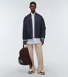 Valentino o1y0525 Bomber Jacket in Midnight Blue Size US L / EU 52-54 / 3 - 5 Thumbnail