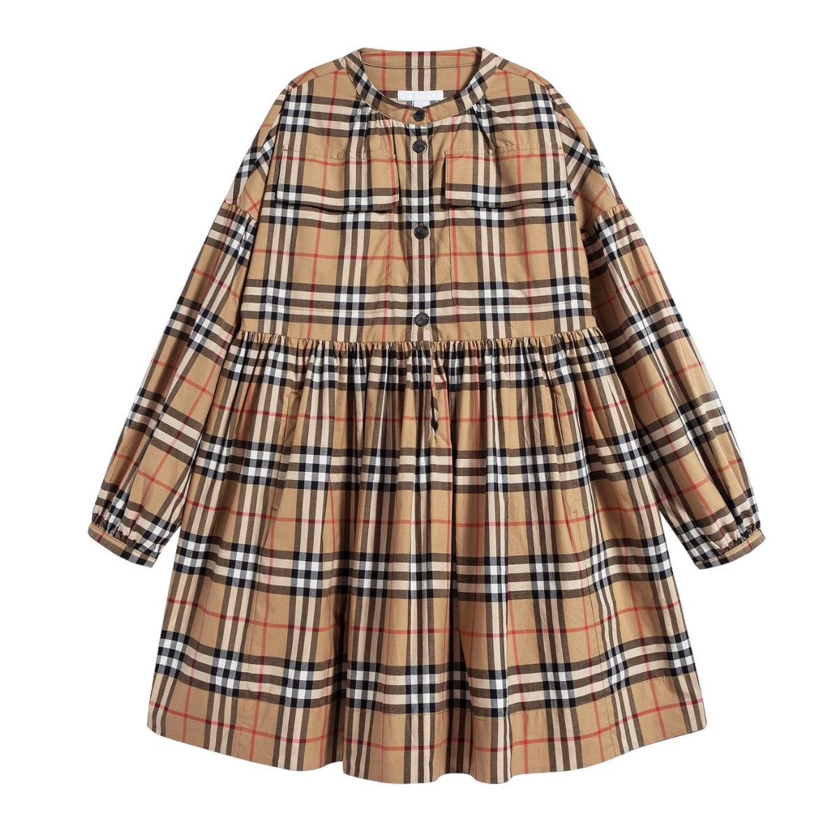 Burberry Burberry London Children Yellow Check Cotton Dress Size XXS / US 00 / IT 34 - 20 Thumbnail
