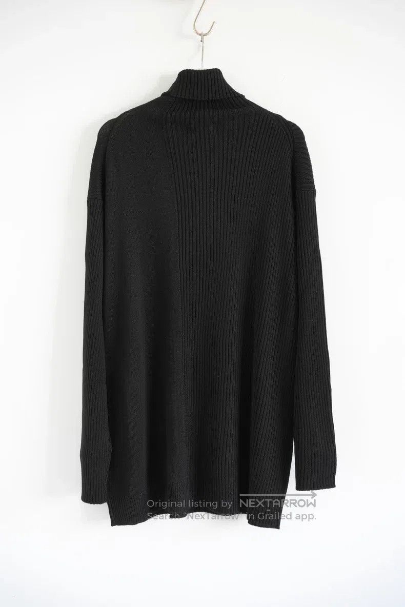 Yohji Yamamoto YOHJI YAMAMOTO Twisted Knit Patch High Neck Sweater Size US L / EU 52-54 / 3 - 2 Thumbnail
