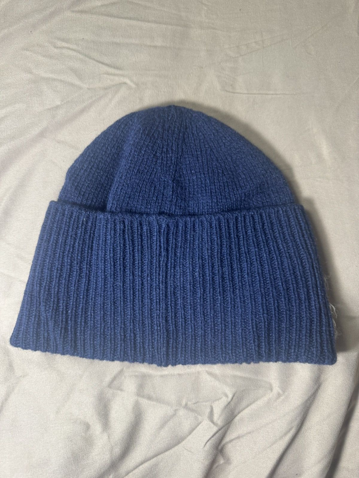 Marni Men's Blue Logo Intarsia Virgin Wool Beanie Size ONE SIZE - 2 Thumbnail