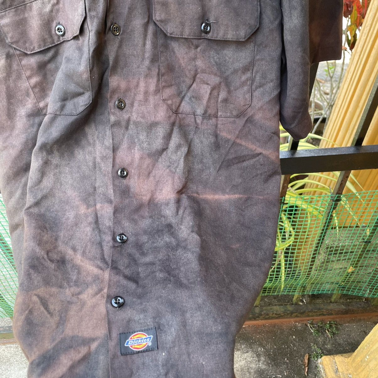 Slipknot 🔥Vintage 2000 Dickies X Slipknot Workers Buttons Shirts Size US XL / EU 56 / 4 - 9 Thumbnail