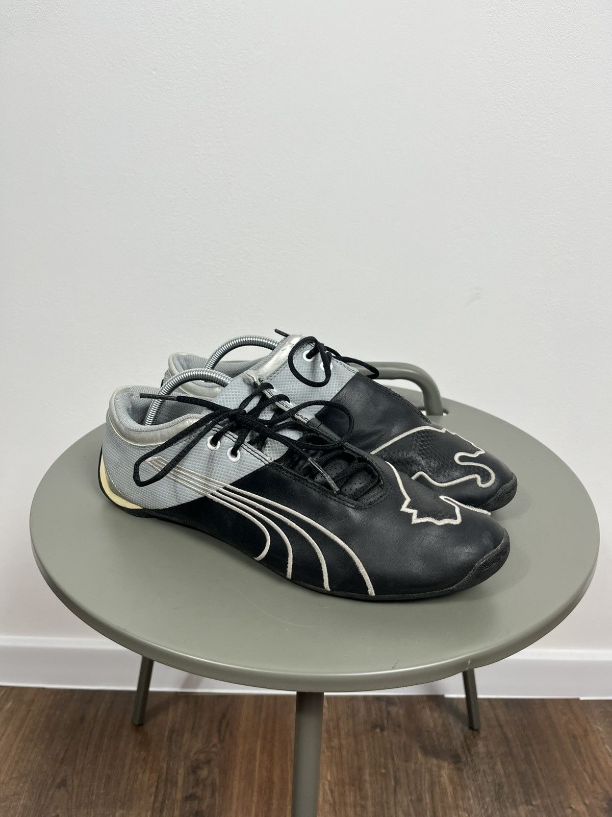Puma × Vintage Puma Drift Cat Sneakers Black Silver Racing Style Size 39 Size US 7 / IT 37 - 1 Thumbnail