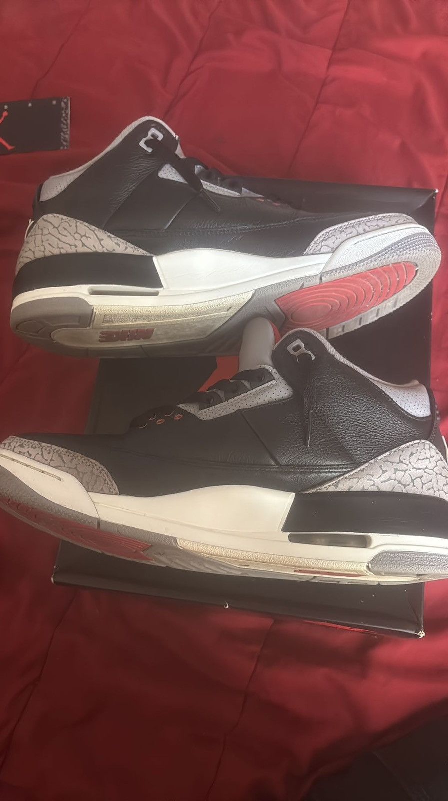 Jordan Brand Jordan 3 Black Cement 2024 Size US 11 / EU 44 - 7 Thumbnail