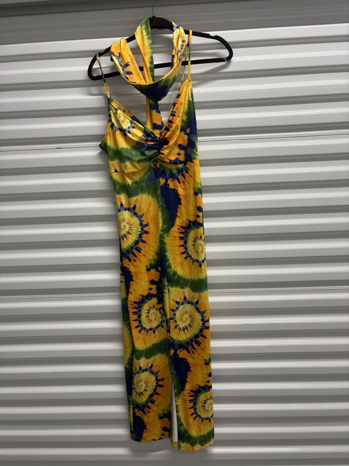 Other Fun Summer Dress With Spaghetti Strap And Scarf Size L / US 10 / IT 46 - 4 Thumbnail