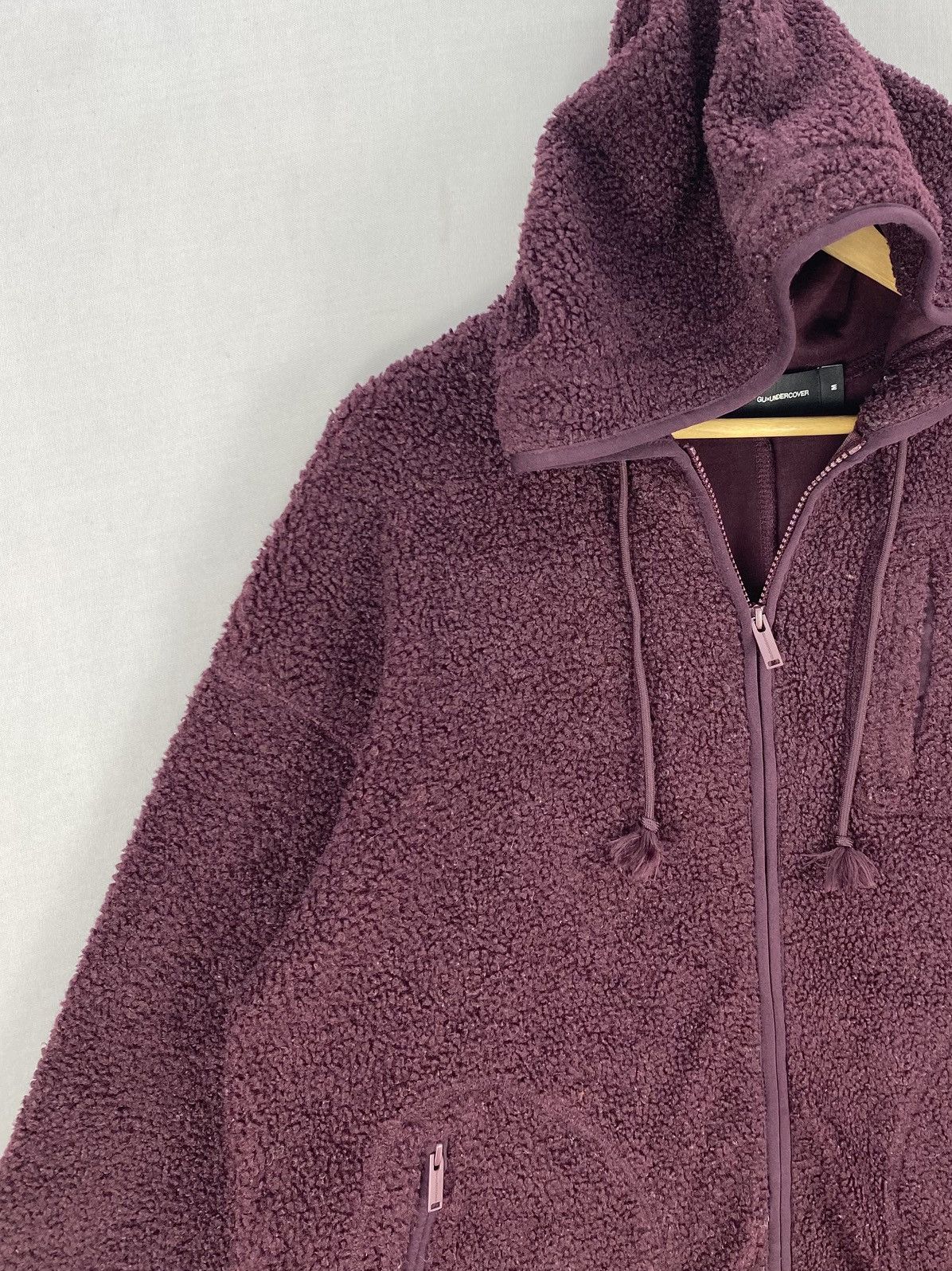 GU GU X Undercover Sherpa Hoodie Parka Jacket Size US L / EU 52-54 / 3 - 2 Thumbnail