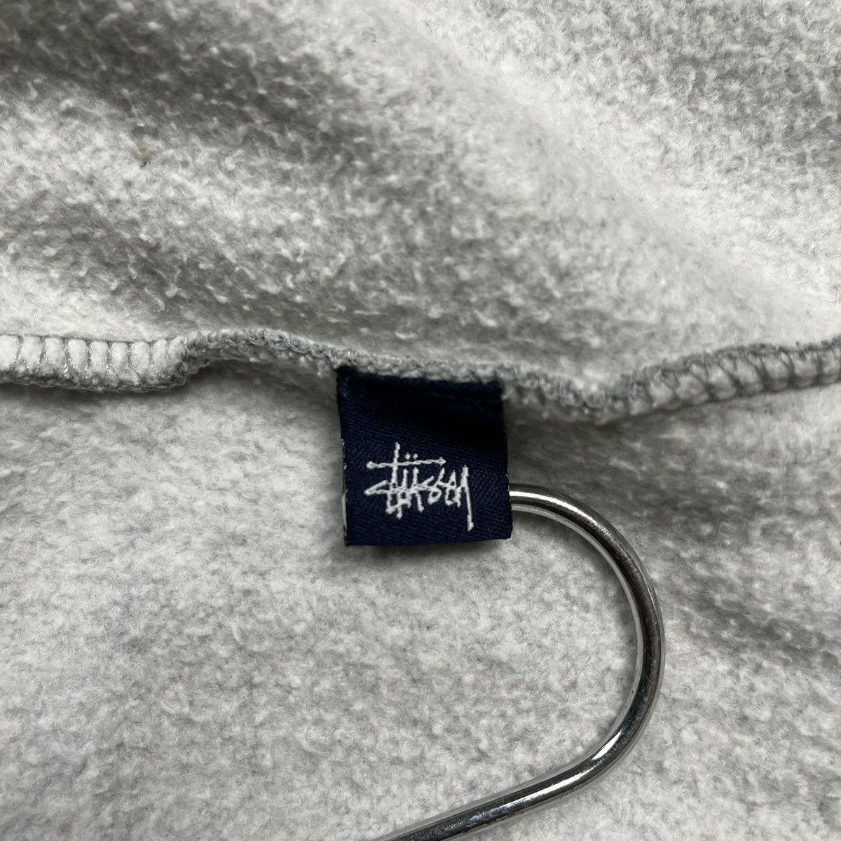 Stussy Vintage Stussy big logo hoodie grey Size US XL / EU 56 / 4 - 7 Thumbnail