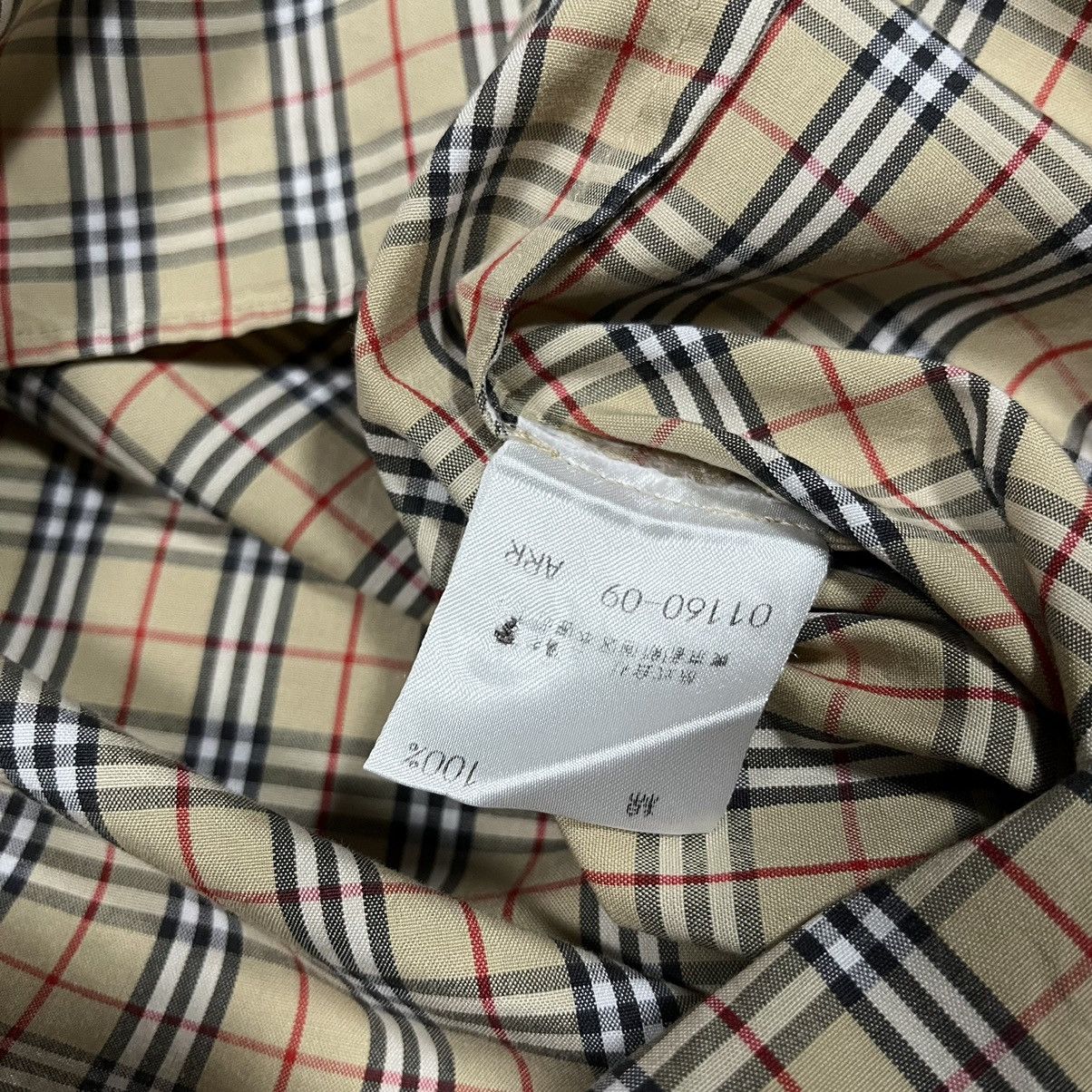 Burberry × Vintage Vintage Burberrys Nova Check button up shirt Size M / US 6-8 / IT 42-44 - 12 Thumbnail