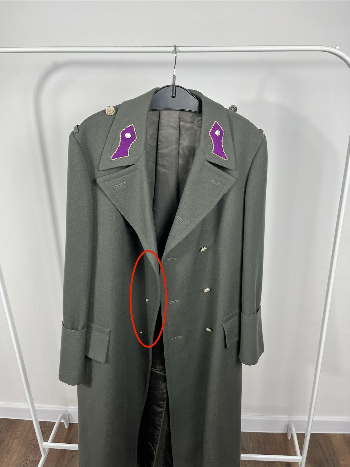 Other Vintage West Germany Bundeswehr Heavy Officer Military Coat Size US XXL / EU 58 / 5 - 7 Thumbnail