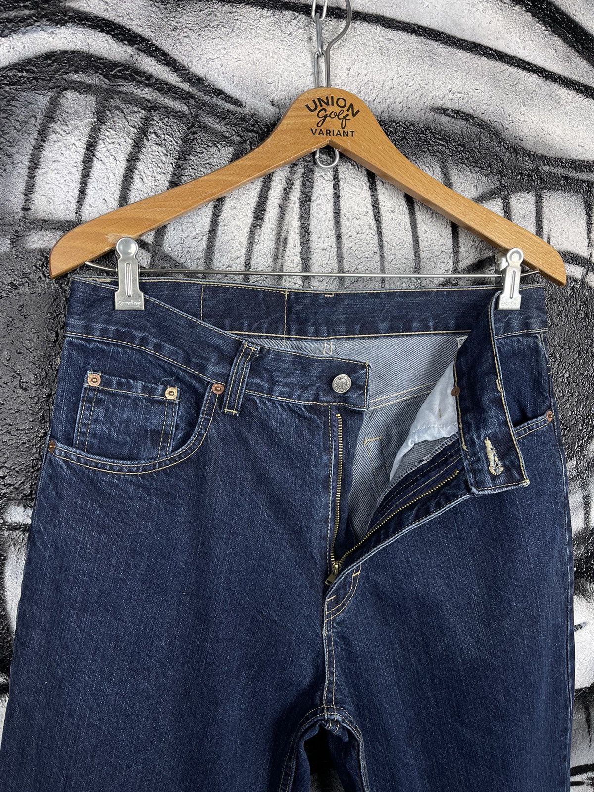 Levi's Levi’s 501 Vintage Dark Blue Denim Jeans Men’s Size W34 L32 Size US 34 / EU 50 - 6 Thumbnail