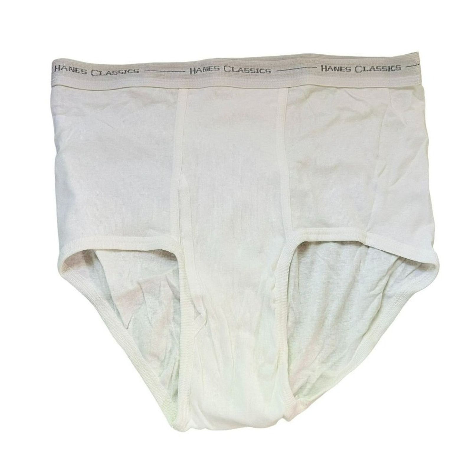 Hanes Vintage 90s Hanes Classics Mens Briefs Tighty Whities Size 40 - 1 Thumbnail