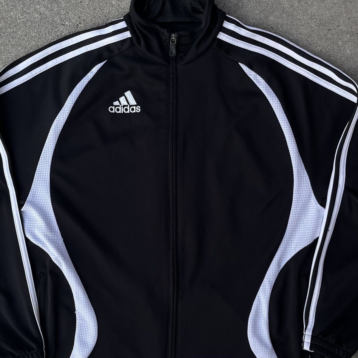 Vintage Early 00’s Adidas ClimaCool Soccer Training ZipUp Jacket XL Size US XL / EU 56 / 4 - 2 Thumbnail