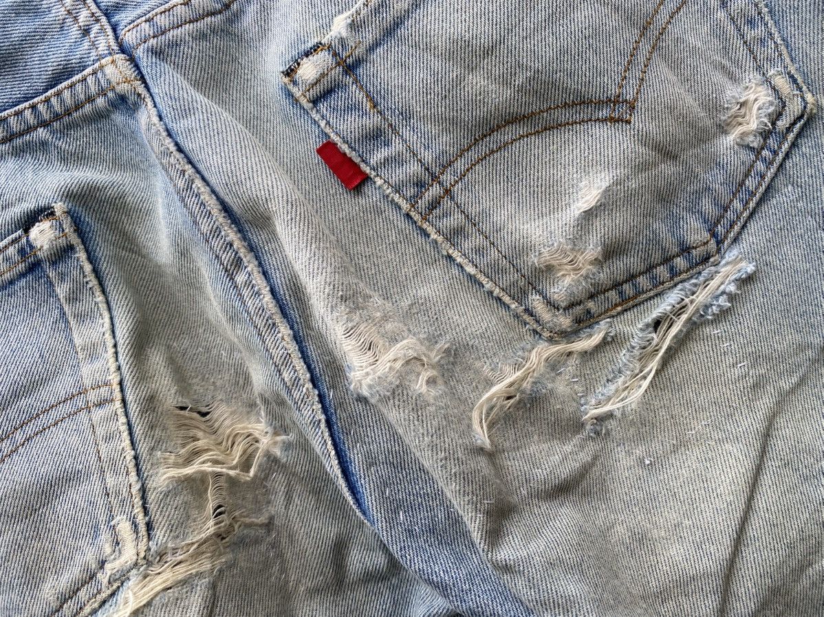 Levi's Vintage Clothing W30x29.5 Vintage levi's 501 redline distressed made in USA Size US 30 / EU 46 - 4 Thumbnail