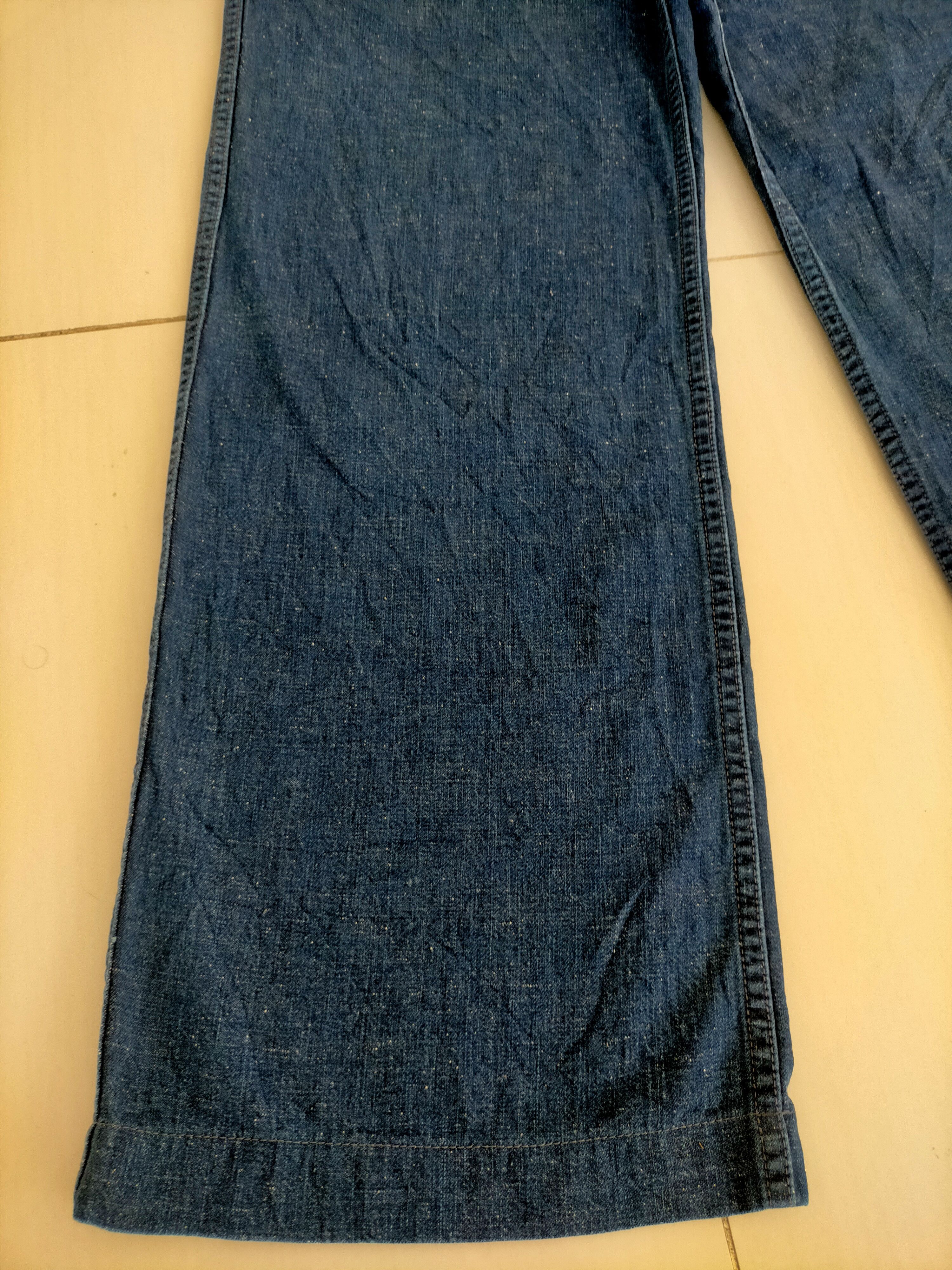 Orslow Orslow Made in Japan Wide Leg Flare Buckle Blue Jeans Size US 32 / EU 48 - 11 Thumbnail