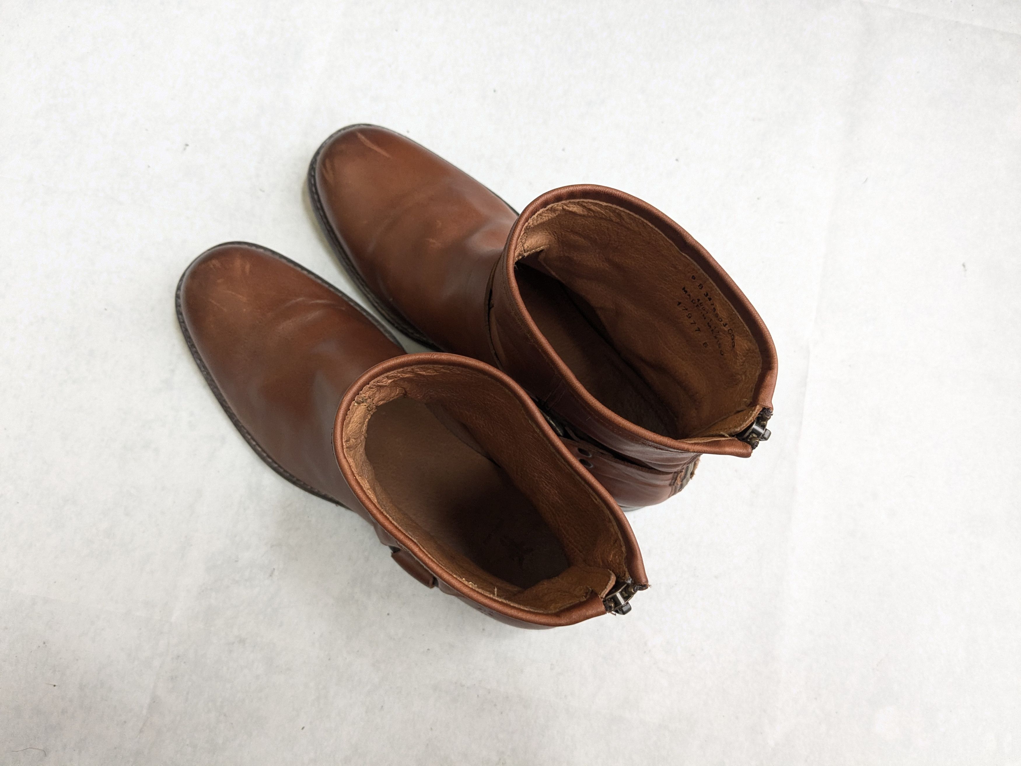Frye Frye Harness Boots Brown Leather 7.5 Leather Buckle Harness Size US 7.5 / EU 40-41 - 15 Thumbnail