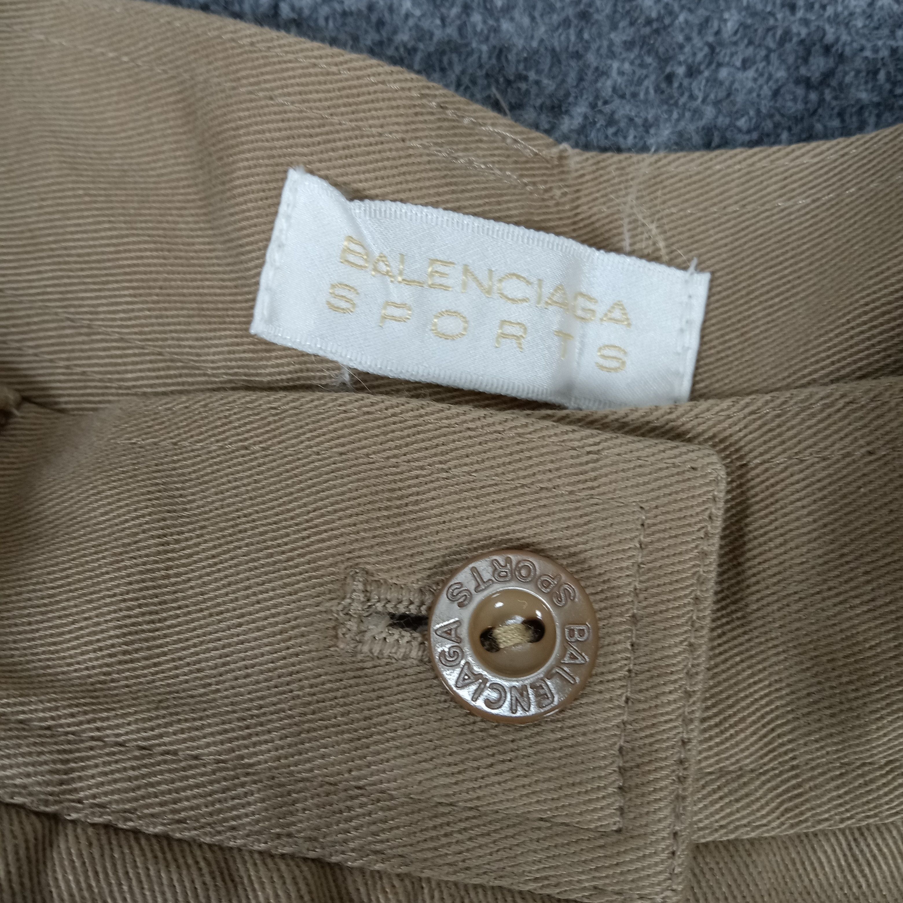 Balenciaga × Vintage Balenciaga Sports Italian Brand Baggy Shorts Pants Size 22" - 4 Thumbnail
