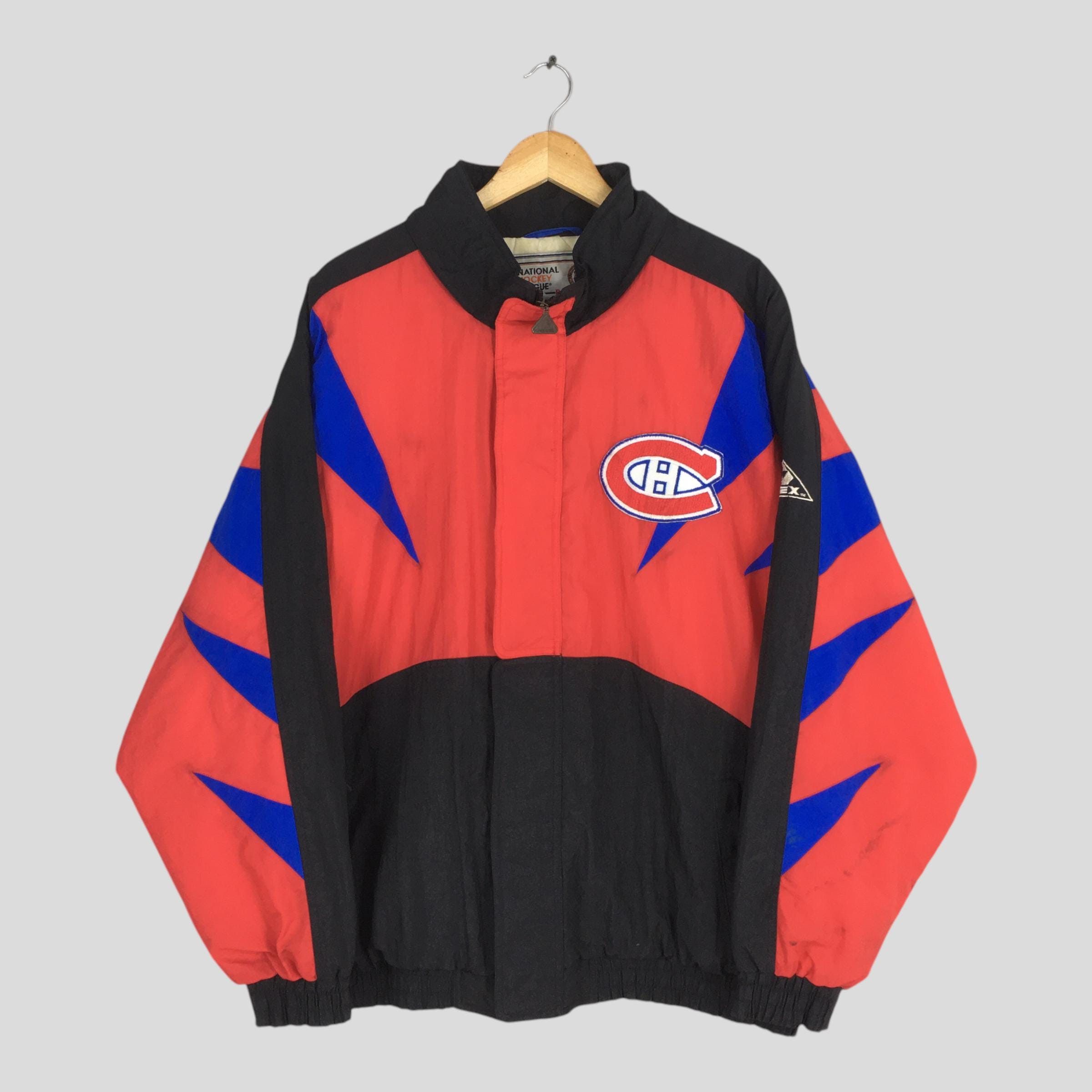Vintage Montreal Canadiens NHL Windbreaker Jacket XLarge