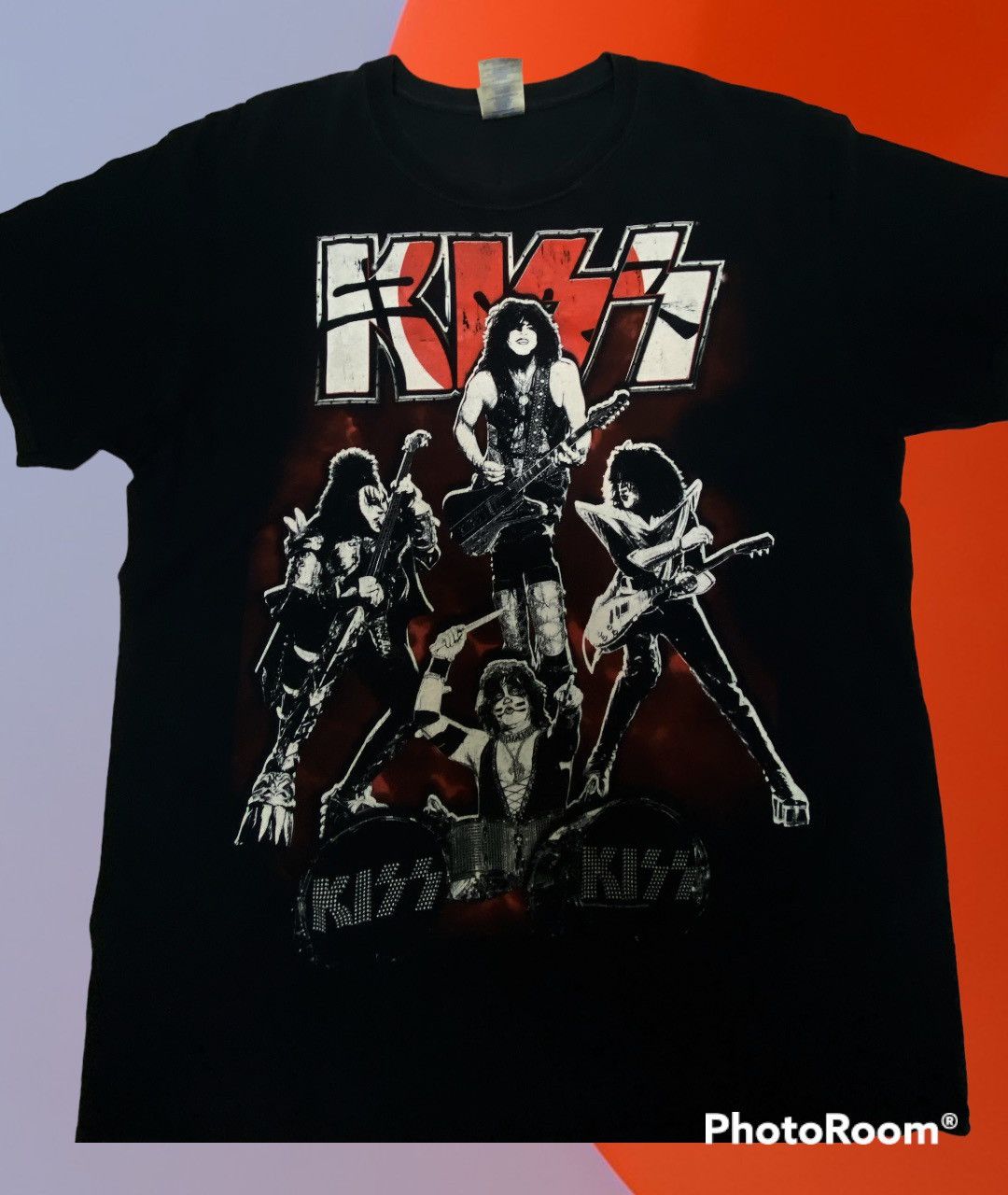 Band Tees × Gildan × KISS Kiss - Nagoya Tokyo Japan 2015 Band Tee Size US L / EU 52-54 / 3 - 4 Thumbnail