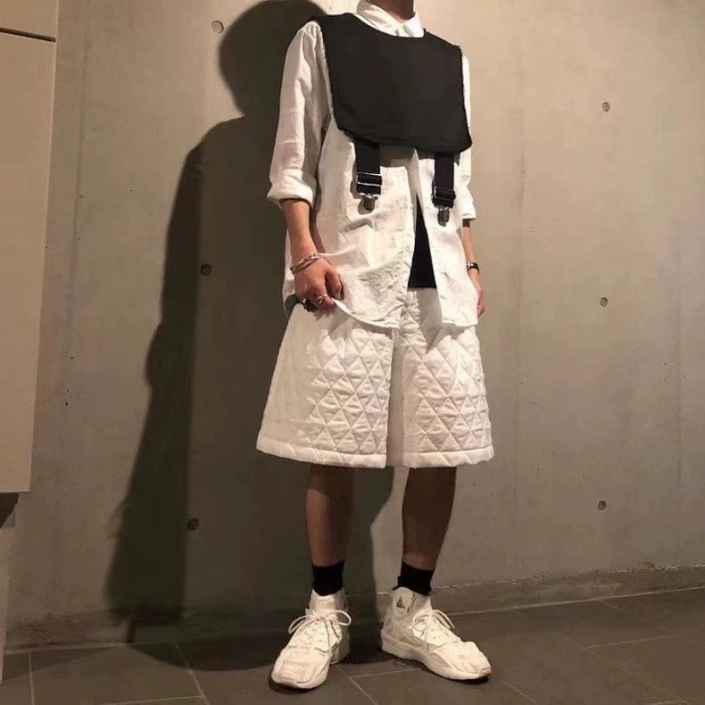 Comme des Garcons Comme des Garcons Homme Plus show white diamond check cut c Size US 30 / EU 46 - 1 Thumbnail