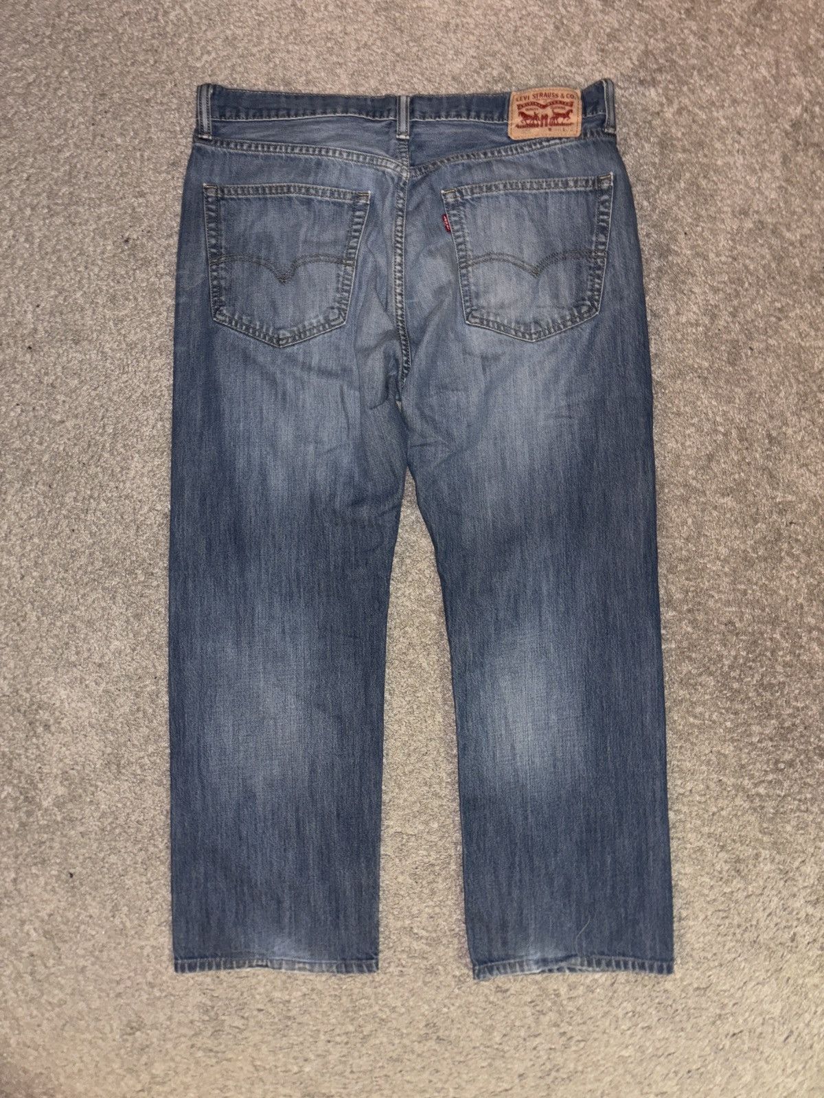 Levi's Levi’s 505 Blue Denim Jeans Size US 36 / EU 52 - 2 Thumbnail