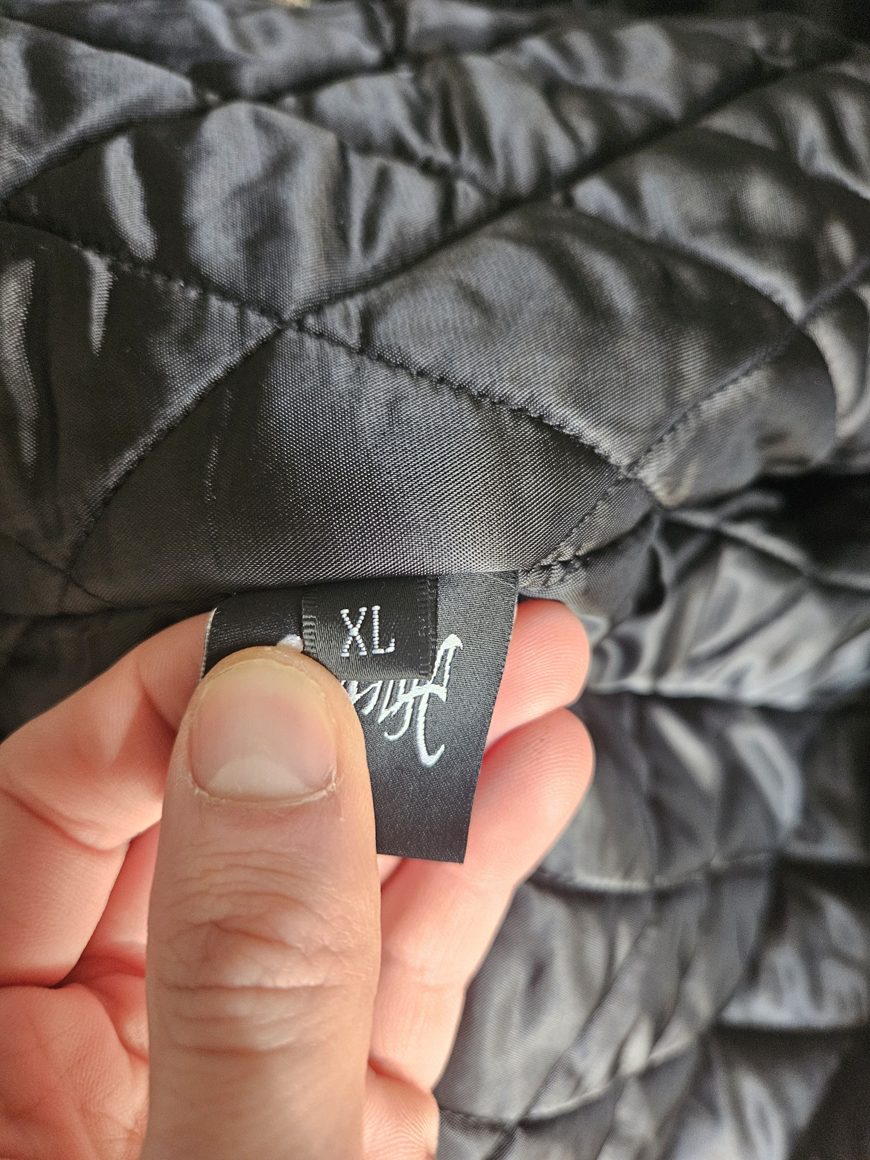 Revenge Revenge Embroidered Gothic Tribal Leather Bomber Jacket Size US XL / EU 56 / 4 - 11 Thumbnail