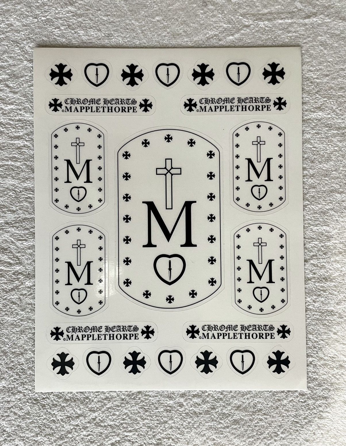Chrome Hearts Chrome hearts sticker sheet from CH Magazine Size ONE SIZE - 1 Thumbnail