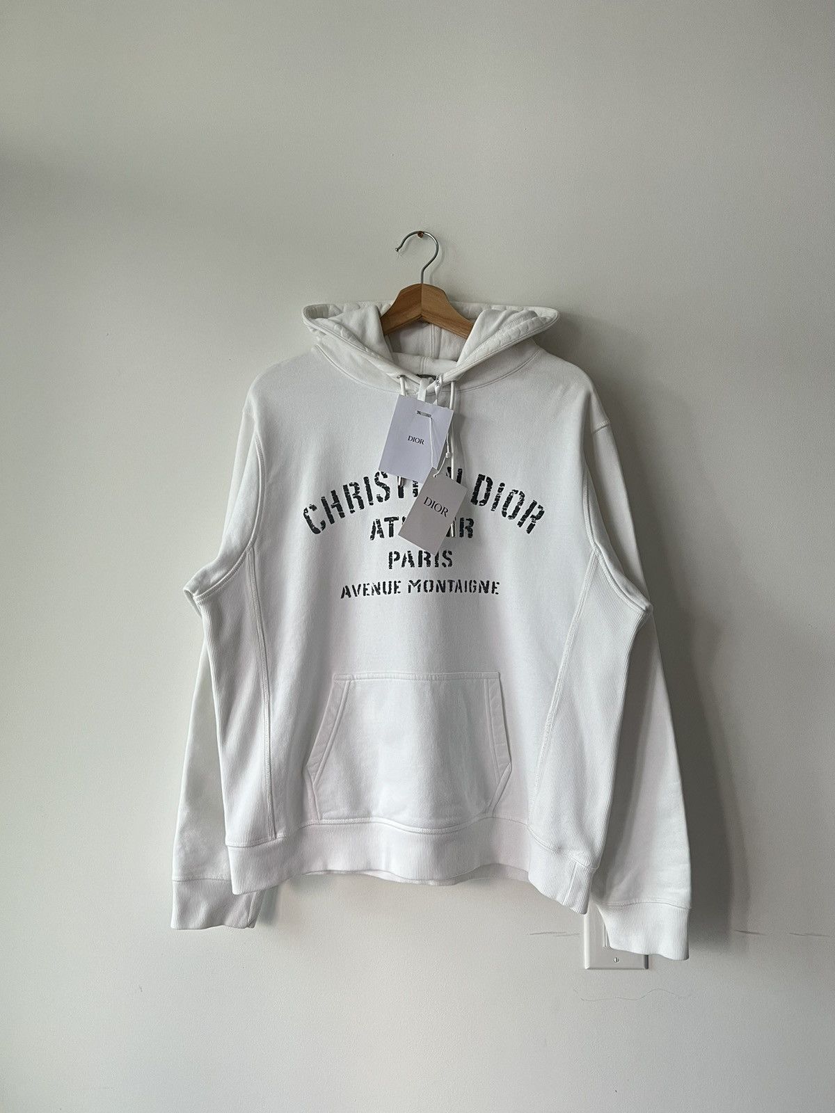 Dior hoodie white clearance