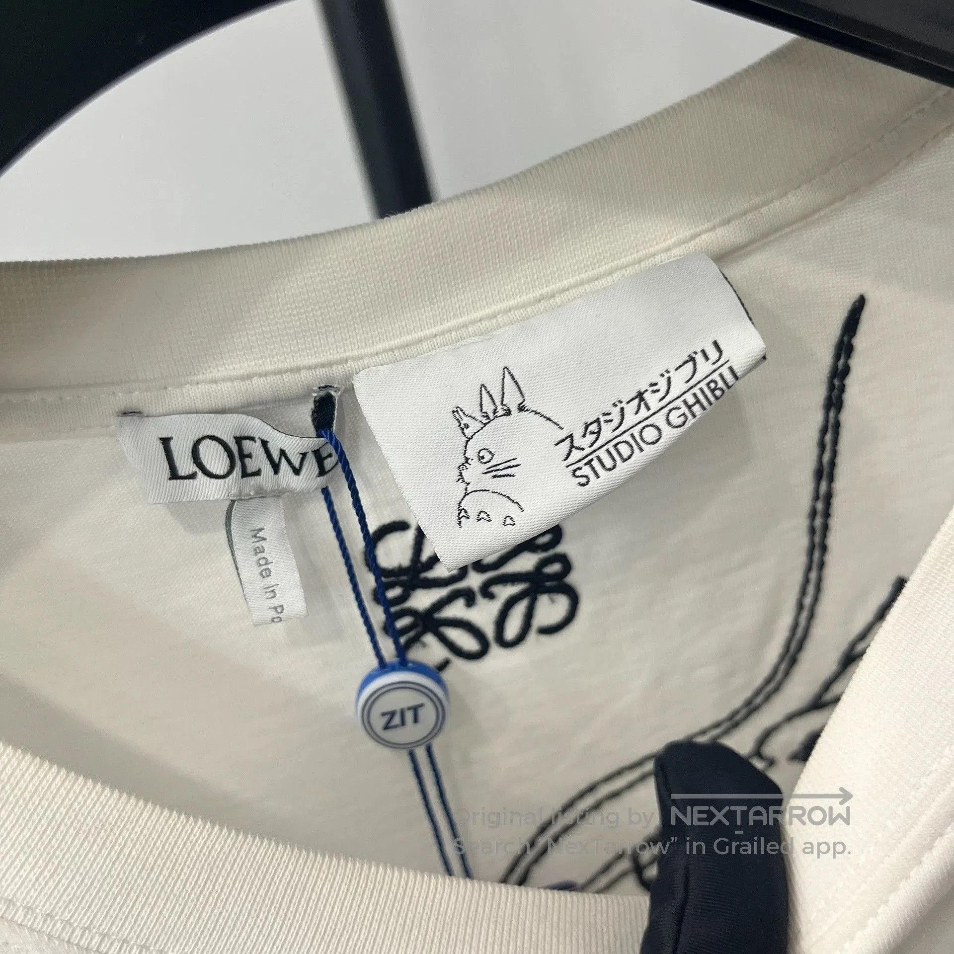 Loewe loewe studio ghibli white short sleeve t-shirt. Size US XS / EU 42 / 0 - 3 Thumbnail
