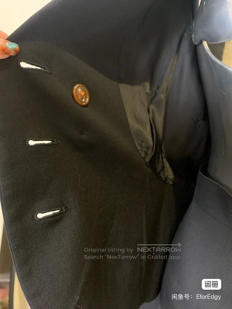 Vivienne Westwood Vivienne Westwood Black asymmetrical jacket and skirt suit Size L / US 10 / IT 46 - 5 Thumbnail