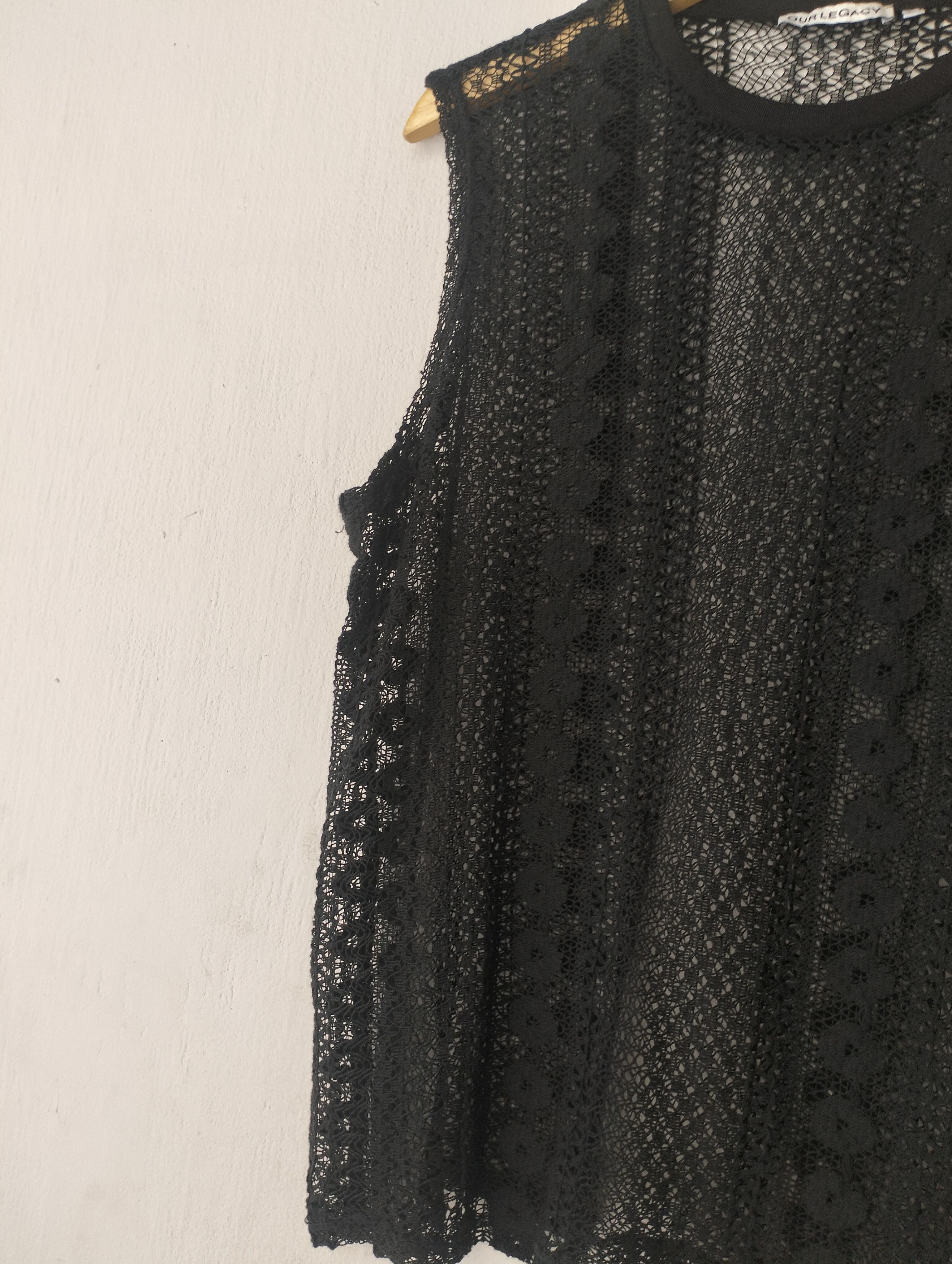 Our Legacy OUR LEGACY BOX SLEEVELESS BLACK CROCHET Size US L / EU 52-54 / 3 - 4 Thumbnail