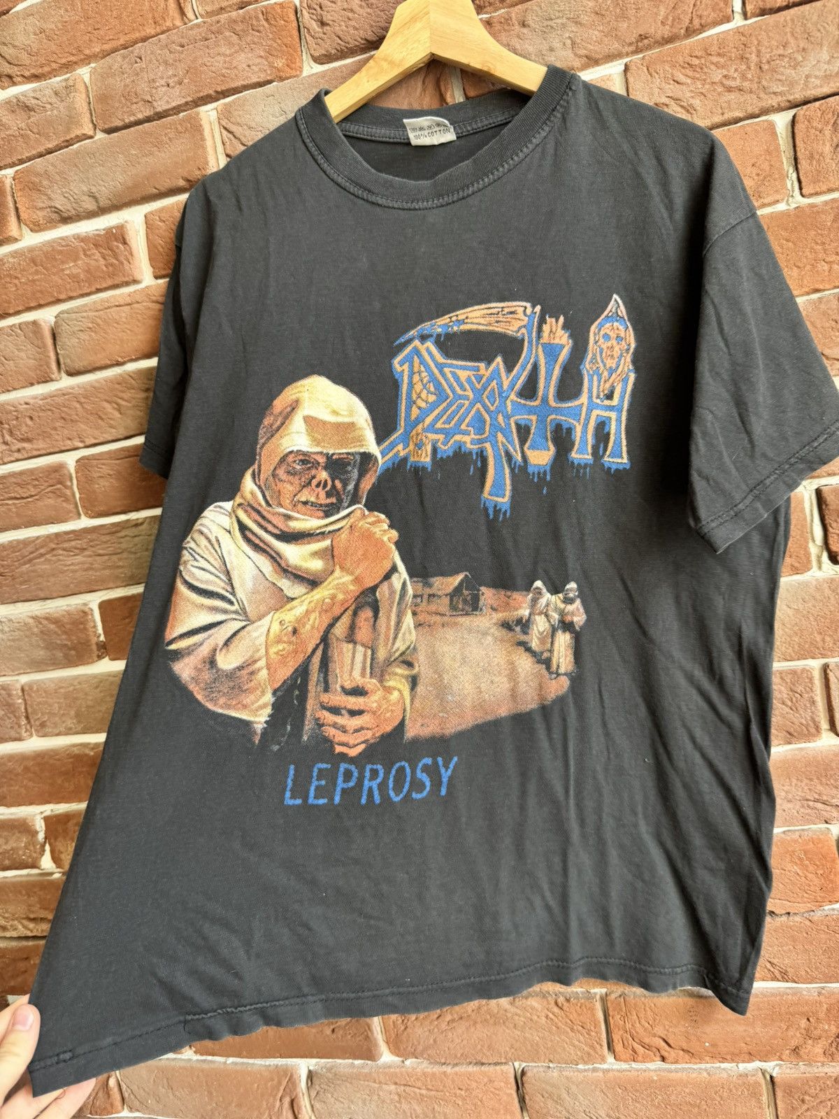 Band Tees Rare Vintage 90s Death - Leprosy Death Metal Band Tshirt L Size US L / EU 52-54 / 3 - 5 Thumbnail