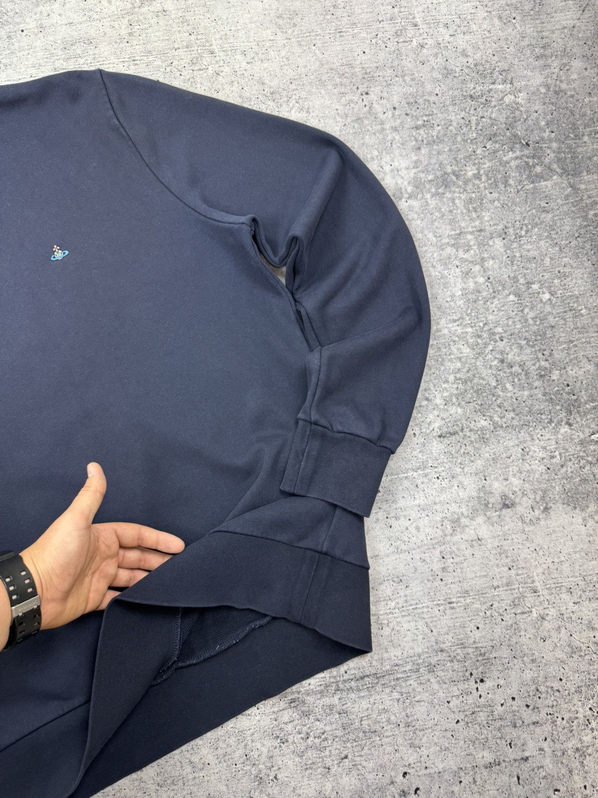 Vintage Vivienne Westwood Blue Casual Blank Sweatshirt XL