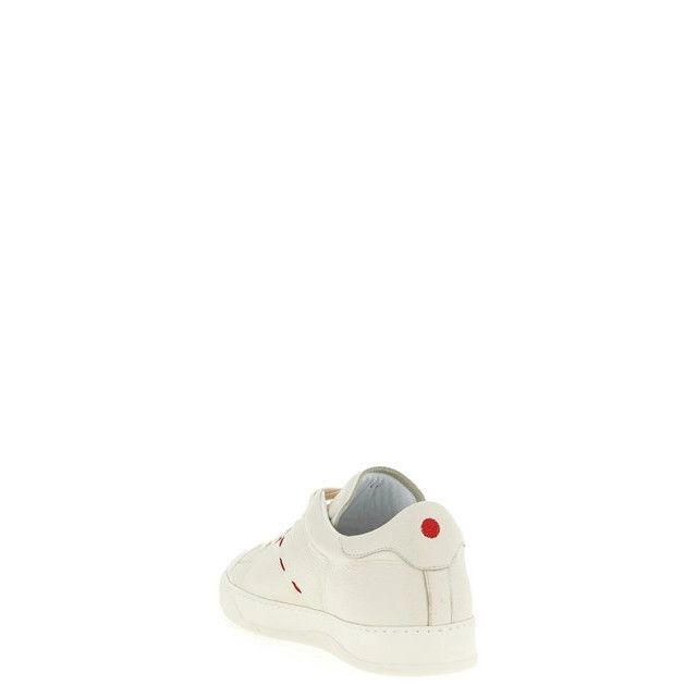 Kiton KITON White Leather Sneakers New And Authentic (Men's size:U Size US 7 / EU 40 - 3 Thumbnail