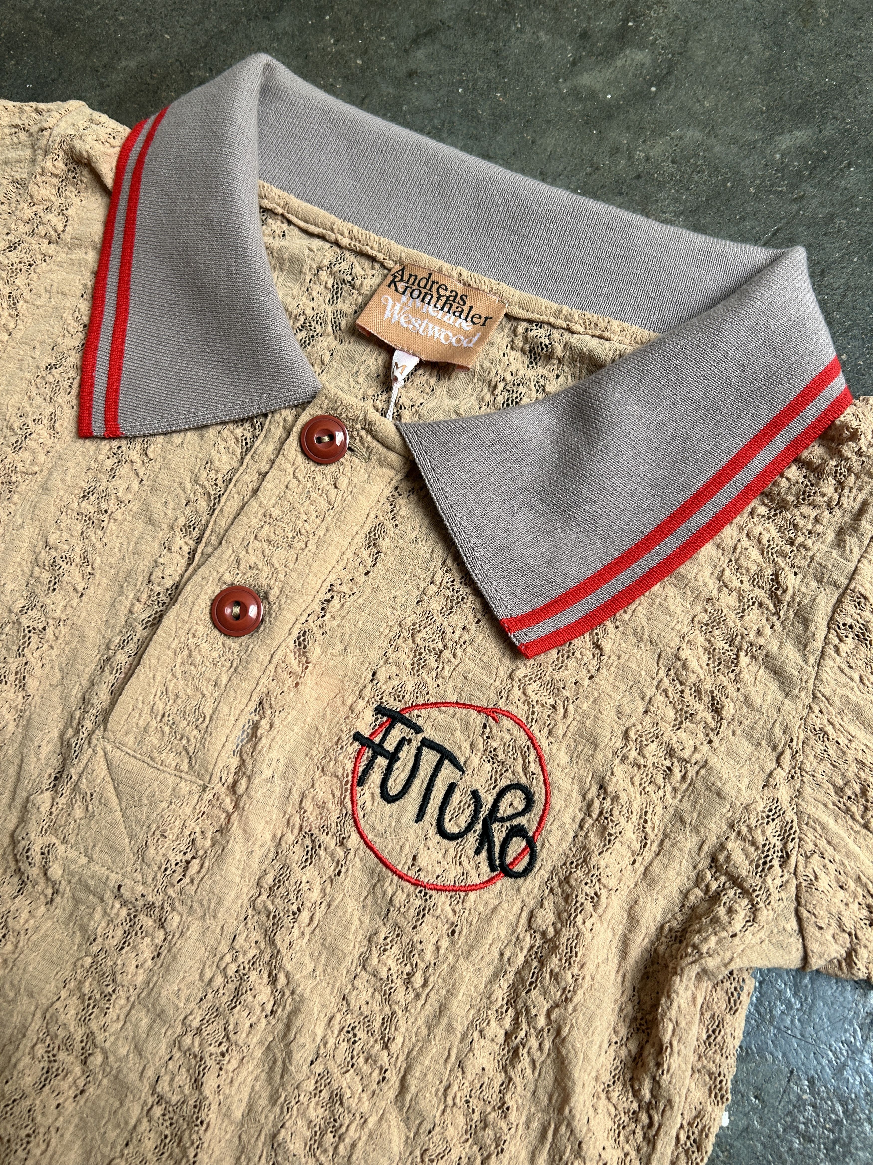 Vivienne Westwood 2019 NWT 735$ LaCE Like High End Unisex Polo Couture Size M / US 6-8 / IT 42-44 - 4 Thumbnail
