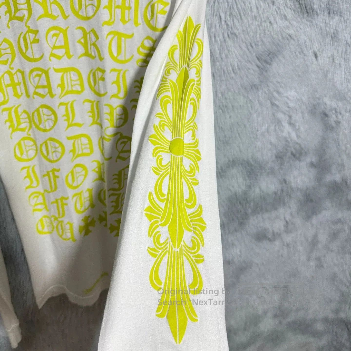 Chrome Hearts chrome hearts long sleeve t-shirt with yellow print. Size US M / EU 48-50 / 2 - 8 Thumbnail