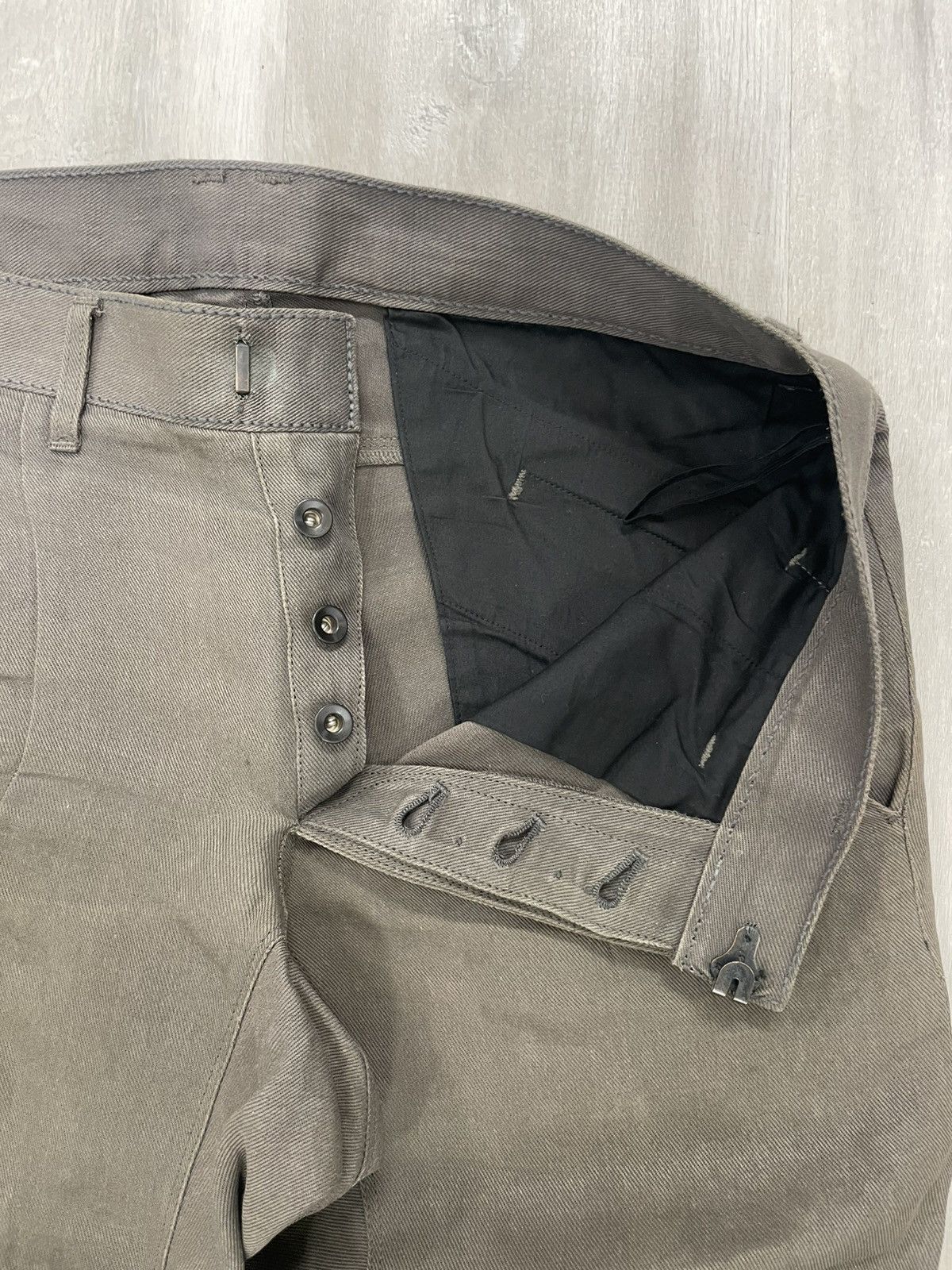 Devoa Twisted Leg Seam Linen Pants Size US 32 / EU 48 - 3 Thumbnail