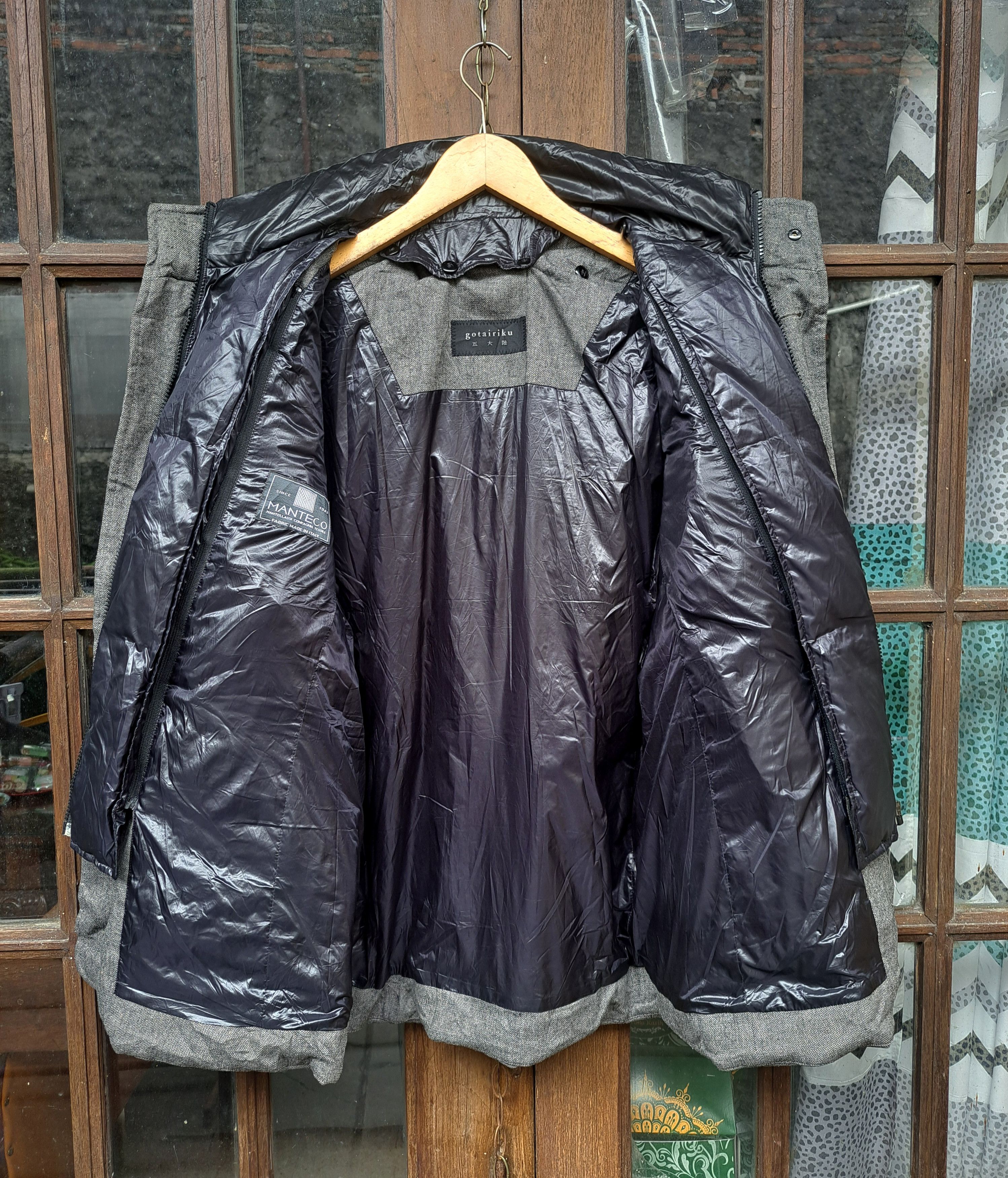 Japanese Brand Silk Mixed Hair Down Jacket Manteco italy Mens Small USA Size US S / EU 44-46 / 1 - 4 Thumbnail