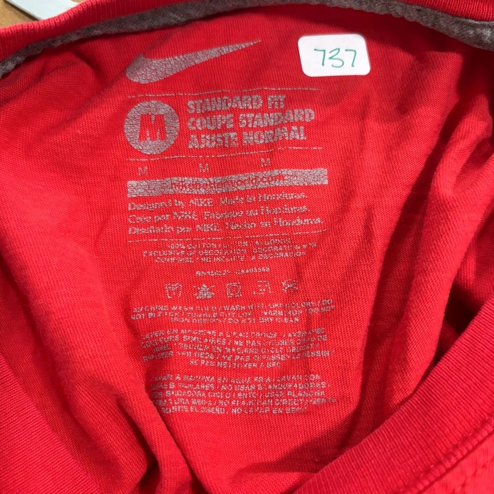 Nike Nike USA Red Graphic Shirt Mens Medium Cotton Crewneck Tee Size US M / EU 48-50 / 2 - 2 Thumbnail