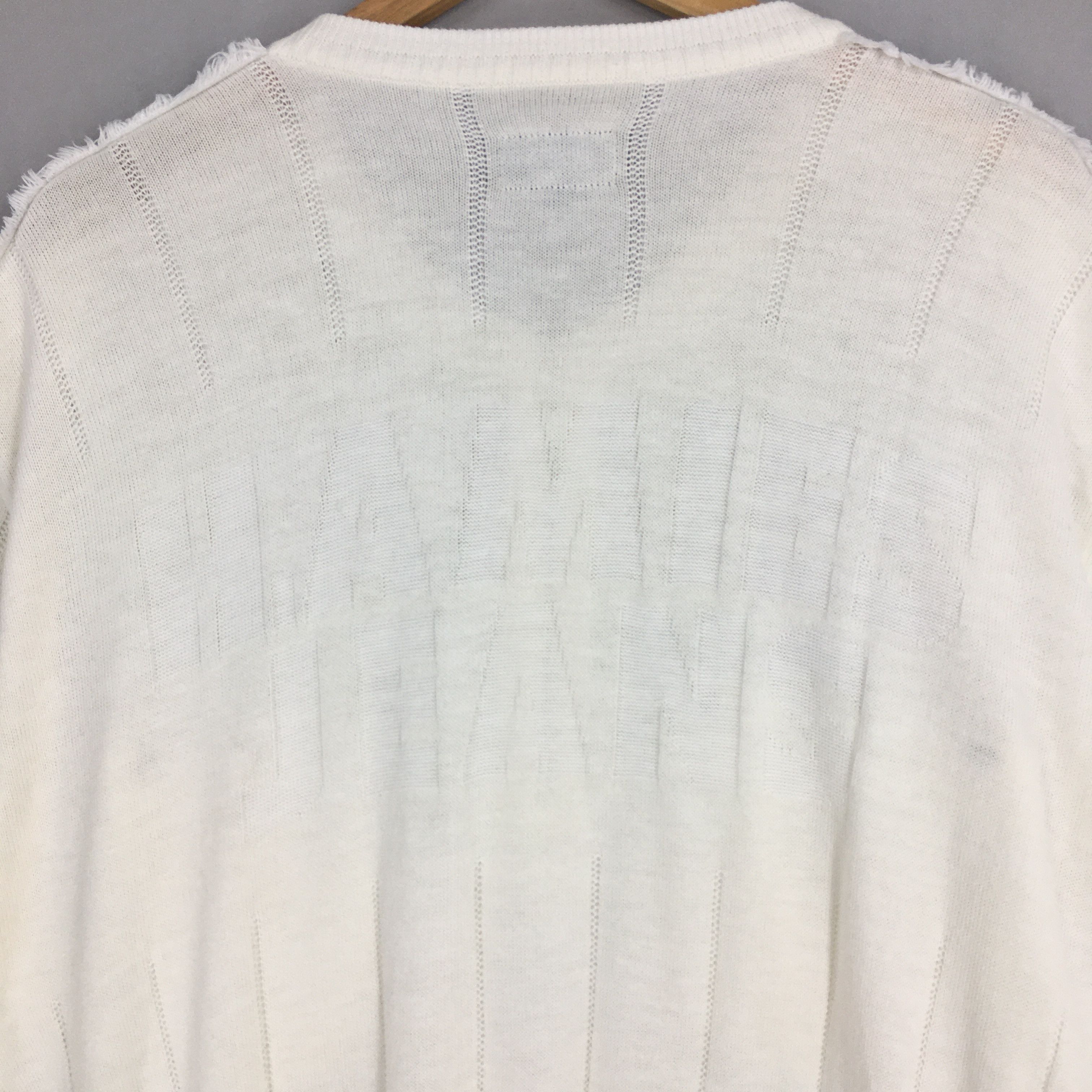 Hardy Amies Vintage Hardy Amies Jeans White Sweatshirt XL Size US XL / EU 56 / 4 - 8 Thumbnail