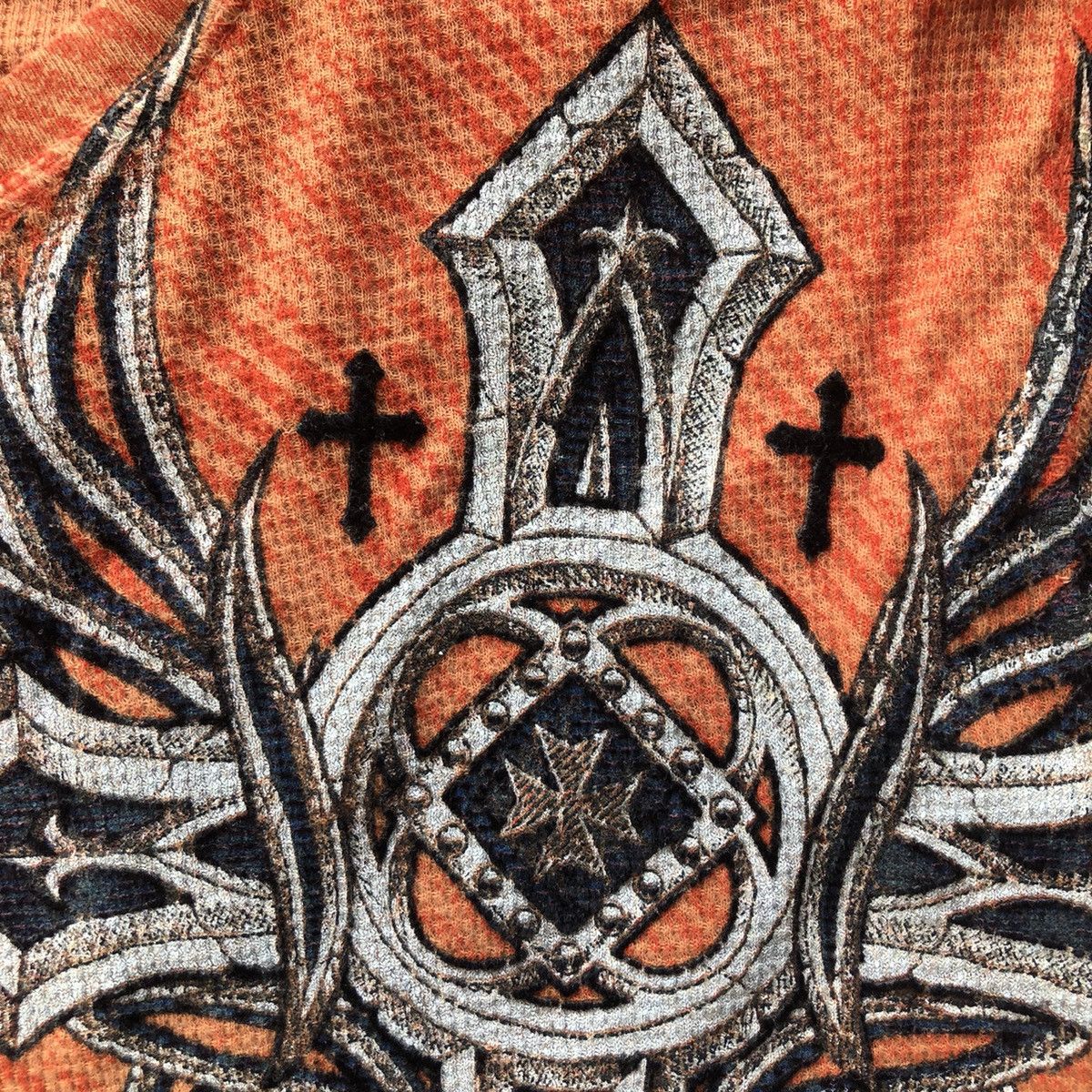 Affliction Raw state vtg y2k redemption cross logo long sleeve shirt Size US M / EU 48-50 / 2 - 5 Thumbnail