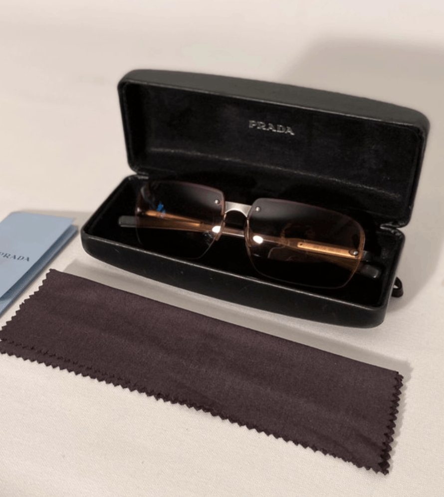 Prada PRADA Sunglasses Flame 2004 Star Mask Fire Chrome Silver Size ONE SIZE - 2 Thumbnail