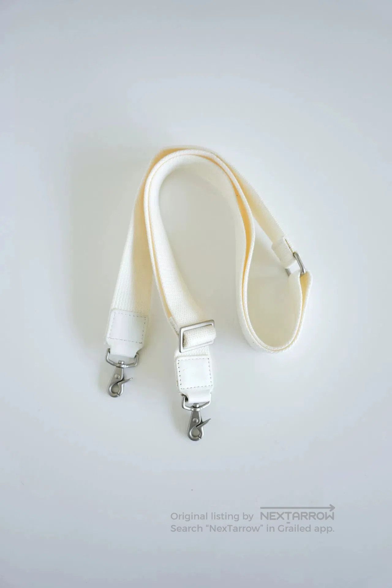 Y's for Men Yohji Yamamoto White Leather Crossbody Bag. Size ONE SIZE - 4 Thumbnail