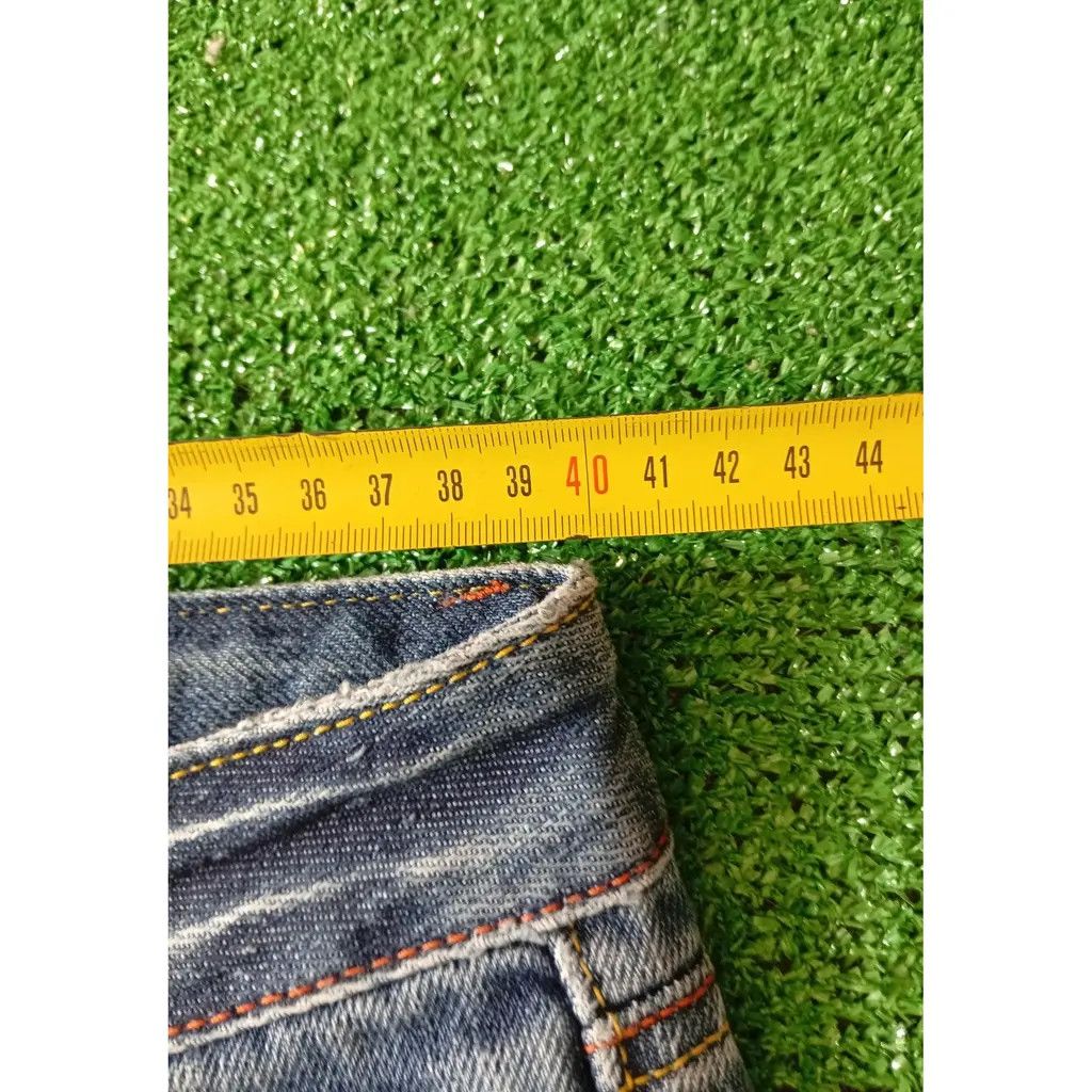 Other Jolina Vintage Embroidered Button Patch Jeans – Size 40 Size 31" - 7 Thumbnail