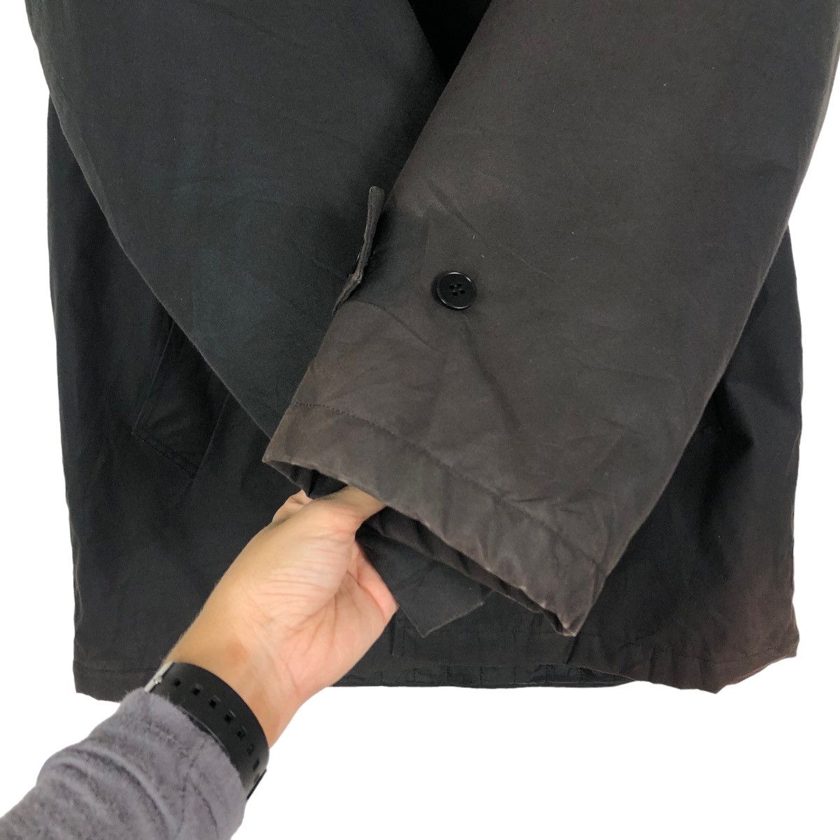 agnes b. 🔥Vintage Chore Work Jacket Agnes B Riri Zipper France Size US L / EU 52-54 / 3 - 15 Thumbnail