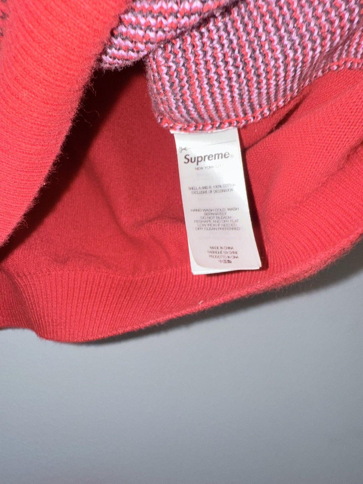 Supreme Plaid Knit s/s polo