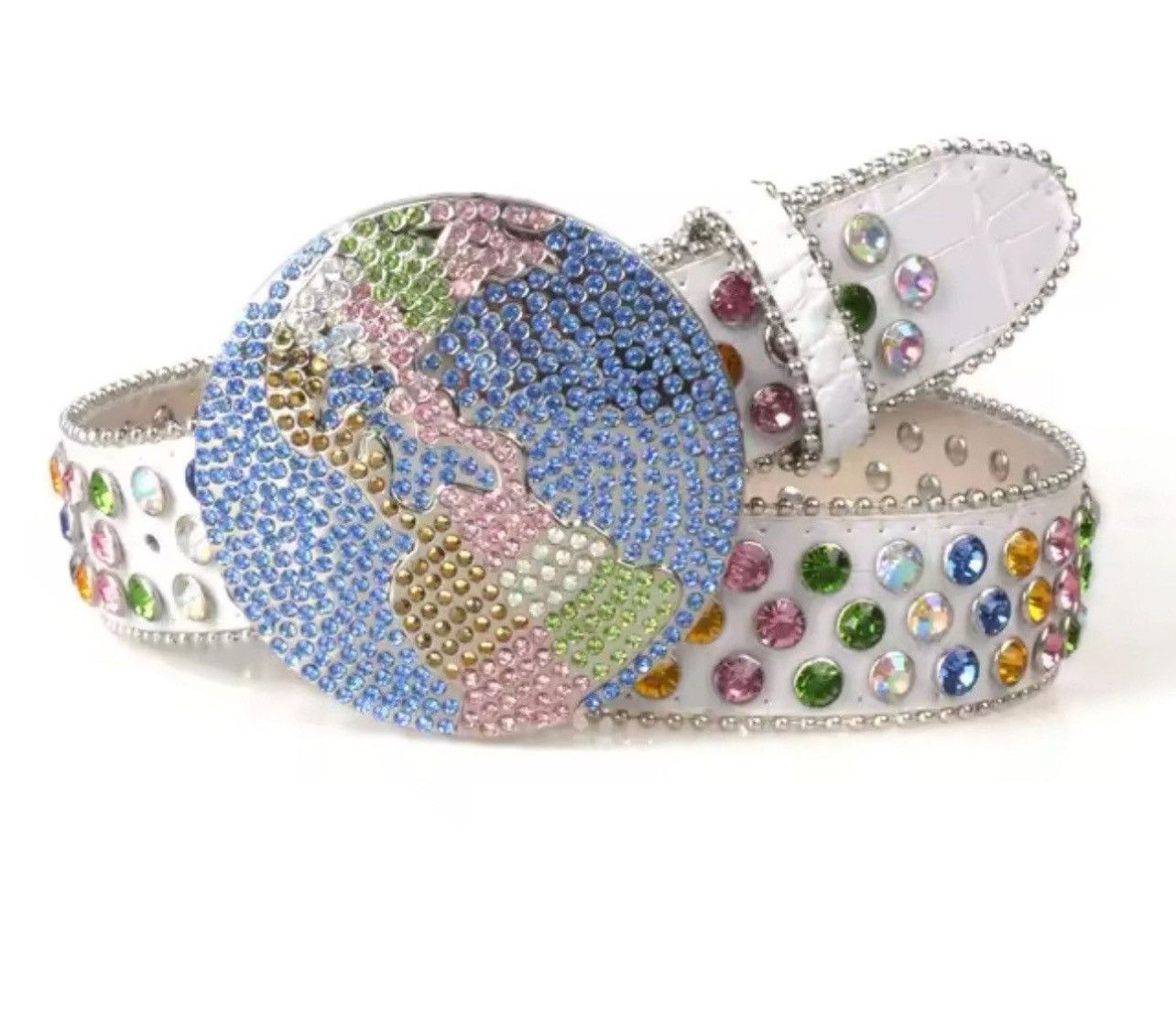 Leather 115 cm The World Buckle Belts Size ONE SIZE - 1 Thumbnail