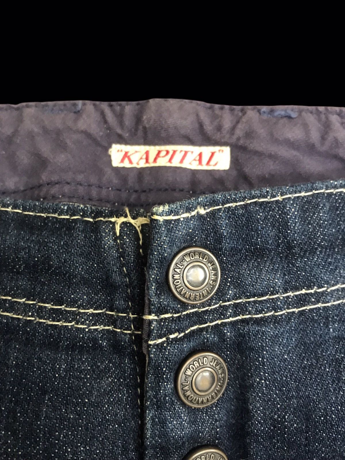 Designer KAPITAL Two Tones Strap Clown Pant Size US 30 / EU 46 - 7 Thumbnail