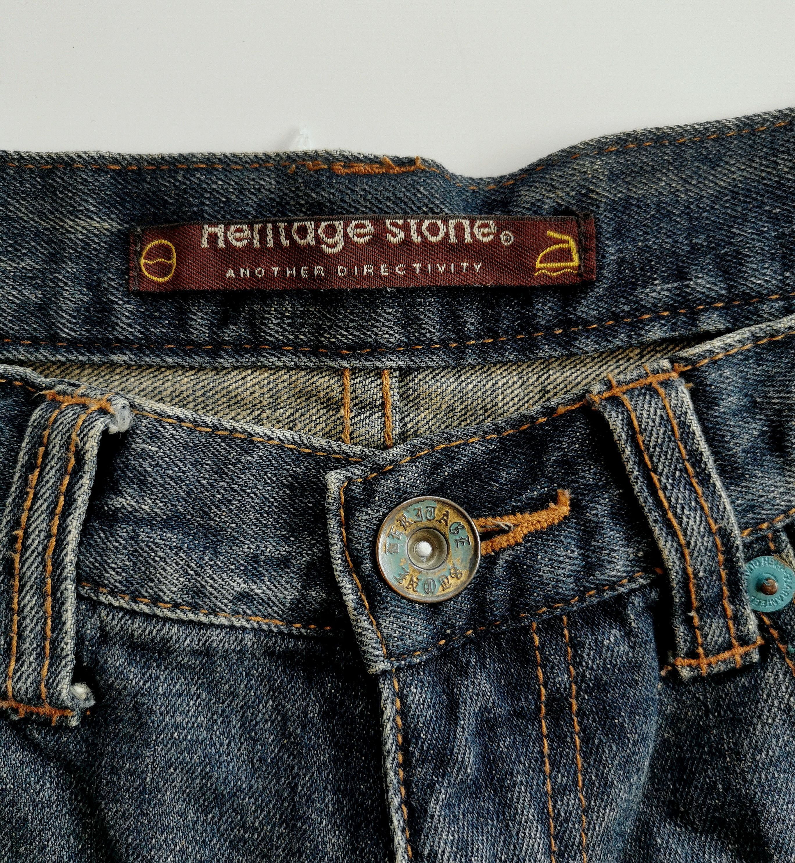 Kapital Heritage Stone Mudwash Rusty Patchwork Denim Size US 30 / EU 46 - 8 Thumbnail