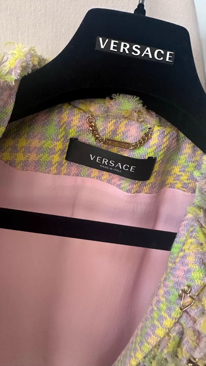 Versace Versace Tweed short coat Size M / US 6-8 / IT 42-44 - 5 Thumbnail