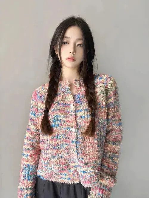 Japanese Brand Zoki Rainbow Sweet Cardigan Women Korean Size ONE SIZE - 7 Thumbnail